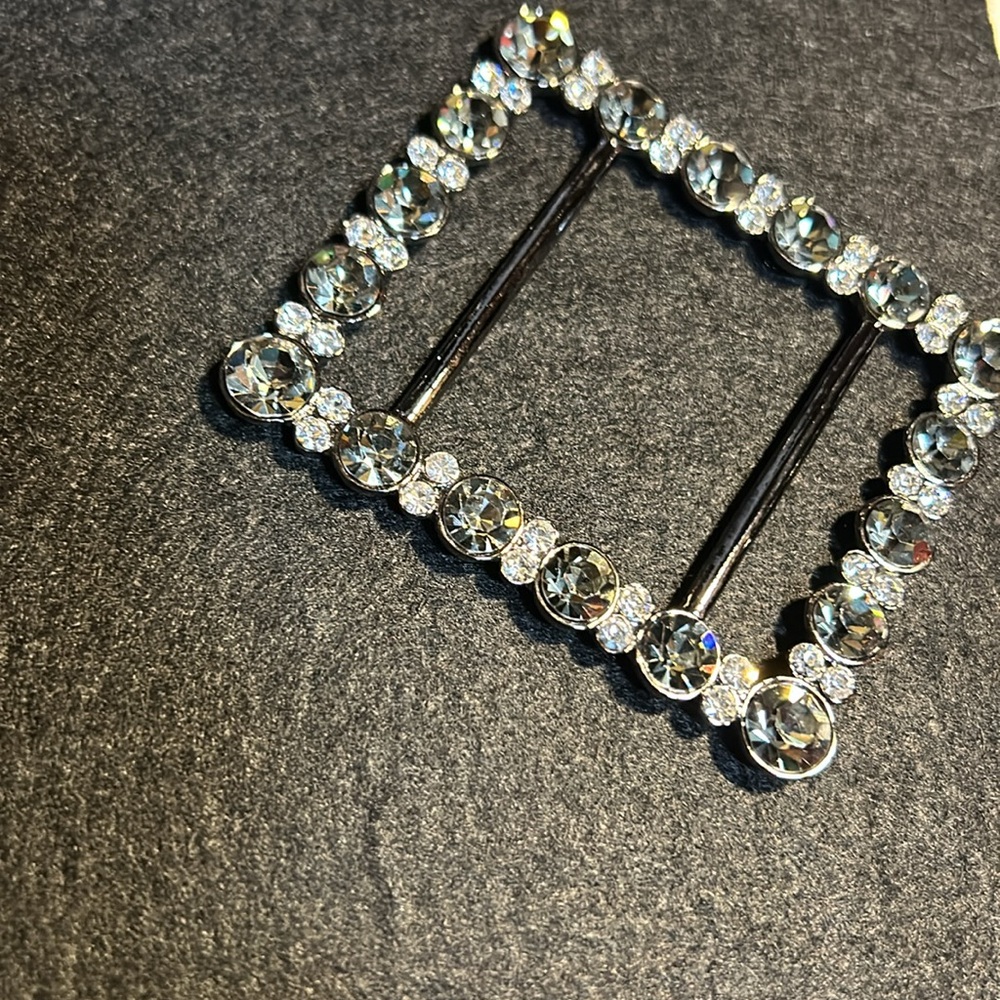 Sparkling Rhinestone Belt Buckle - Picture 4 of 4